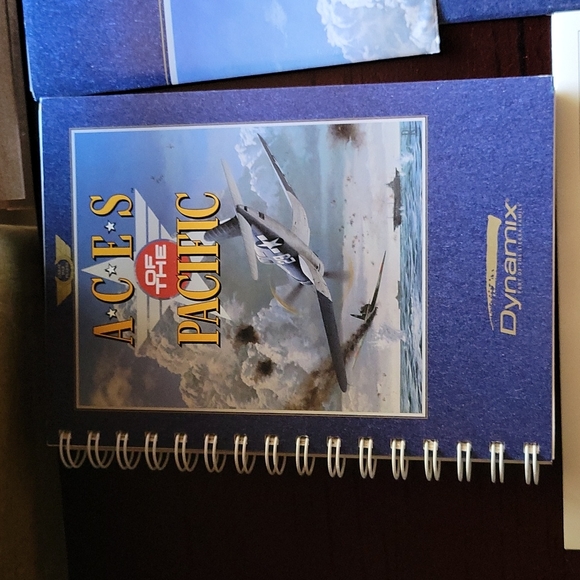 Vintage Aces of the Pacific & WWII 1946 expansion PC game 5.25 & 3.5 disk - Picture 9 of 10